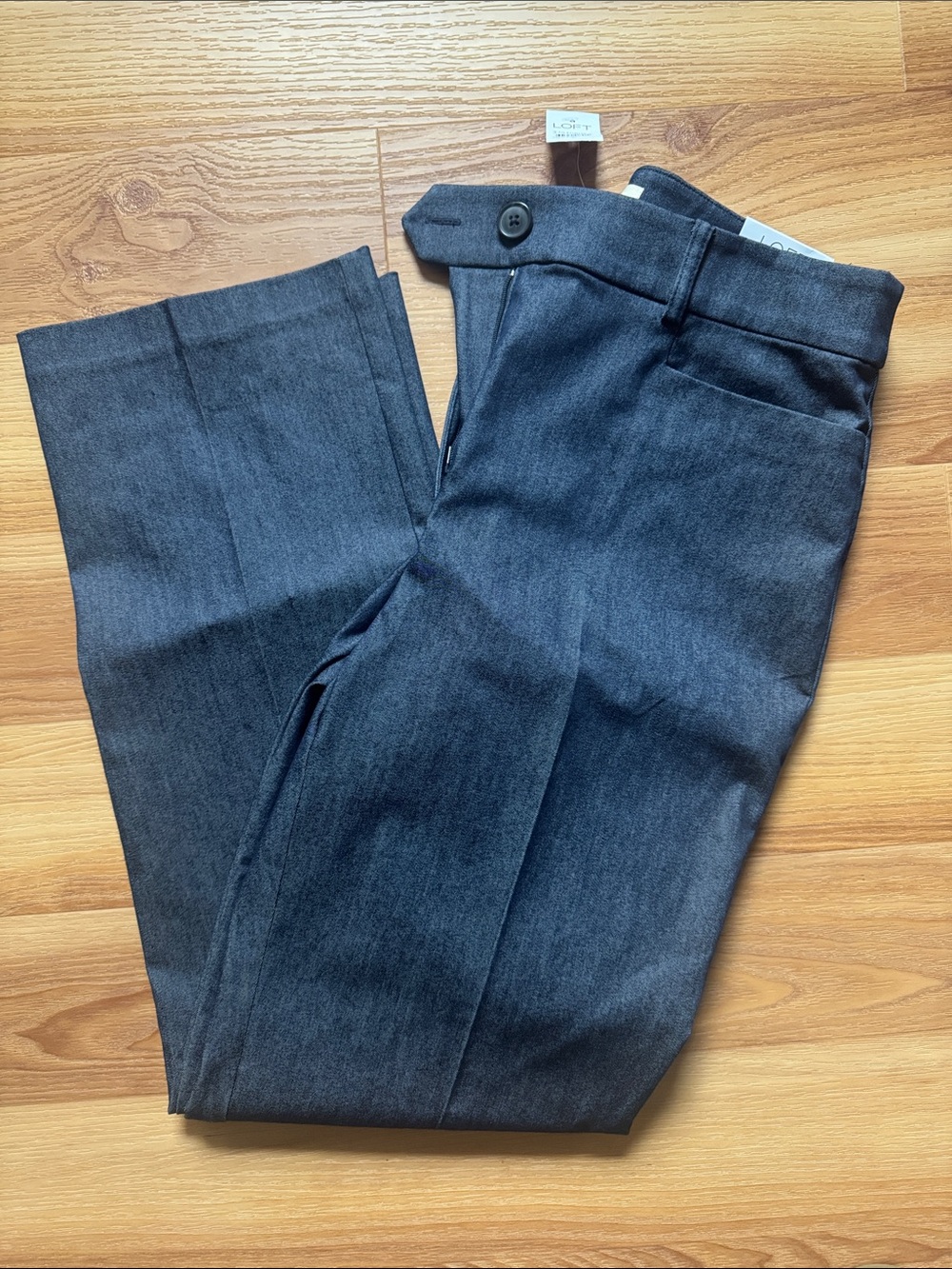 LOFT the Parker Straight High Rise Trouser Jean